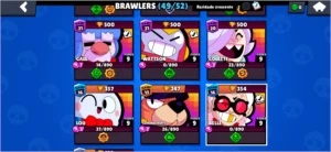 Conta com 49 Brawlers mais de 22 mil troféus por 120 reais - Brawl Stars