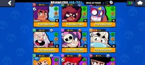 Conta absurda Brawl stars