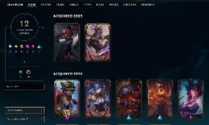 Conta mestre league of legends(troca de email) LOL