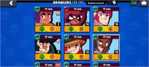 Conta Brawl Stars 20k trof, muitos full. 750 tof em brawls