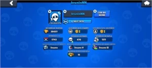Conta Brawl Stars 20k trof, muitos full. 750 tof em brawls