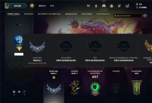 Conta Unranked com TODOS os champs e 399 Skins (Nivel 600) - League of Legends LOL