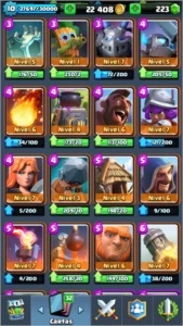 Conta Clash Royale Arena Lendária(Nv 10)+ Clash of Clans CV9