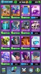 Conta Clash Royale Arena Lendária(Nv 10)+ Clash of Clans CV9