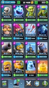 Conta Clash Royale Arena Lendária(Nv 10)+ Clash of Clans CV9