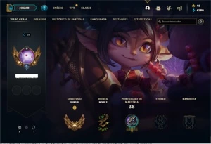 Smurf Gold 2 sem email confirmado. LOL - 50 champs, 7 skin - League of Legends