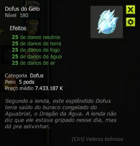 Vendo Dofus de Gelo, servidor Tal Kasha