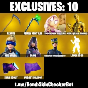 Conta Fortnite 142 Skins, Com Minty, Neo Versa, Glow E Muito