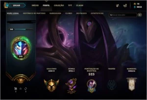 Conta com 239 skins + todos os champs + Ouro IV - League of Legends LOL