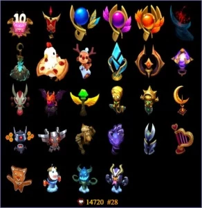 Conta com 239 skins + todos os champs + Ouro IV - League of Legends LOL