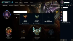 Duas Contas LoL Prata 1 e Platina 5 - League of Legends