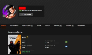 Counter-Strike 25 melhadas +2000 vitórias (Steam MAIN) - Counter Strike CS