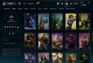 Platina 3 com 50 Champs e 48 Skins ( ADC / MID ) - League of Legends LOL