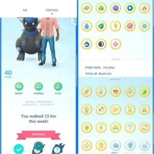 Conta Pokémon GO NV40 TOP / Envio Imediato