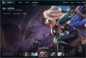 Acc Janna vitoriosa - League of Legends LOL