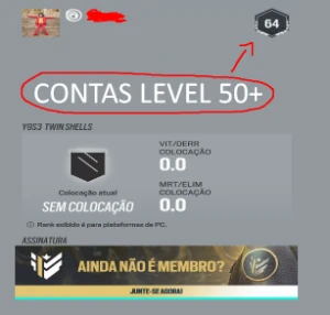 Contas Level 50 - R6s Pc