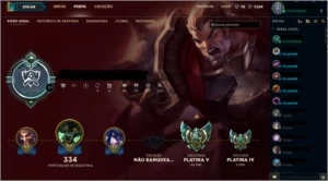 League of Legends Platina LOL