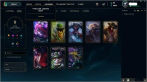 4 Contas de League of Legends com Skin LOL