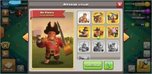 CONTA CLASH OF CLANS CV13 VÁRIAS SKINS