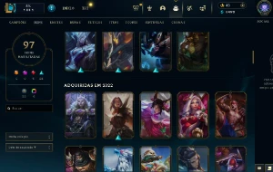 Vendo Conta lvl 183 - League of Legends LOL