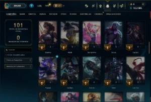 Platina 4 com 85 Champs e 8 Skins - League of Legends LOL