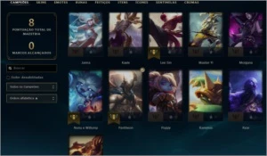 conta smurf league of legends LOL