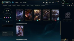 Conta lol platina 2 full acesso - League of Legends