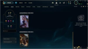 Conta lol platina 2 full acesso - League of Legends
