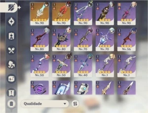Hutao + homa, ganyu, Zhongli, venti , jean e espinha c. - Genshin Impact