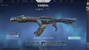 Conta valorant (Diversas skins/pacotes) +1000 R$ Gastos