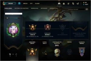 Conta ouro 3 com TODOS os champs e 217 skins - League of Legends LOL
