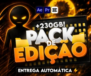 [O Melhor!] Mega Pack Para Edição De Vídeo  - Artes e Templates Artes Canva