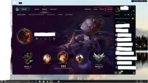 Conta League of legends 110 Champions Prata 2 LOL