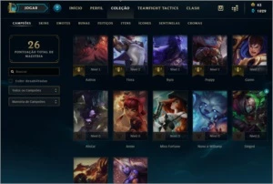 Conta League of Legends LOL