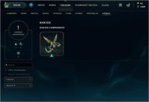 Conta League of Legends LOL