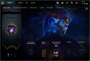 Conta League of Legends - Unraked Nível 30 LOL