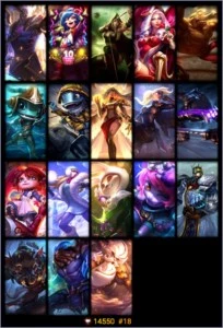 Conta lol platina 1 - League of Legends