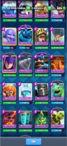 Conta (9Y) High Level Clash Royale - Todas As Cartas Obtida