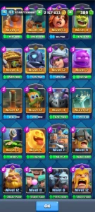 Conta (9Y) High Level Clash Royale - Todas As Cartas Obtida