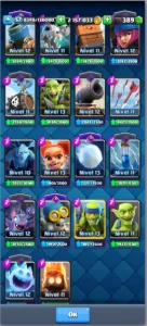 Conta (9Y) High Level Clash Royale - Todas As Cartas Obtida