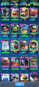 Conta (9Y) High Level Clash Royale - Todas As Cartas Obtida