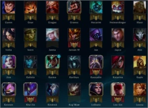Conta lol Platina 5 113 campeões 74 skins 10 paginas de runa - League of Legends