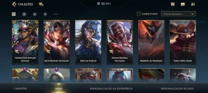 Conta Diamanteiii, Todos Os Campeões, 22 Skins - League of Legends: Wild Rift LOL WR
