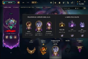 Conta League of legends, tft e wild rift juntas LOL