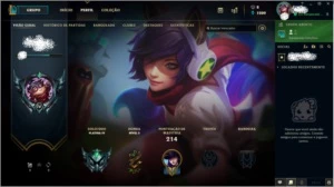 Conta Platina 4 87 Champions - League of Legends LOL
