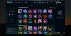 Conta LoL Lv 218 Ex Diamante 400 Skins - 3000 Gastos - - League of Legends