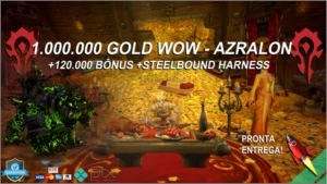 1.000.000 Gold Wow Azralon E Outros Servidores. + Bônus - Blizzard