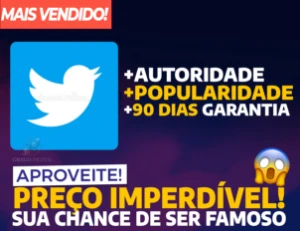 [Promoção] Seguidores Twitter R$2,99 | Garantia Vitalícia - Redes Sociais