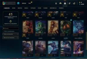 Conta mestre com 27 Champs e 5 Skins ( 164 PDL ) - League of Legends LOL