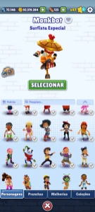 Conta do Subway surf com quase todas as skin e pranchas - Outros